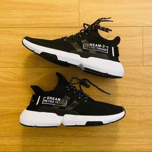 Black And White NMD Style Mens Sneakers Size US 11